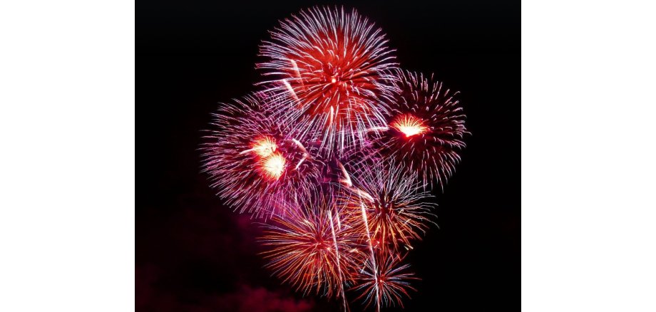 Feuerwerk Feuerwerk Raketen pink